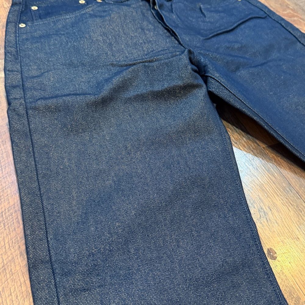 Levi's Men's 501 Deep Indigo Straight Jeans with gold sheen 32x32 NWOT (3750) - Picture 2 of 5